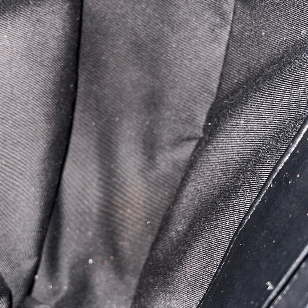 Karl Lagerfeld Black Leather Drawstring Bucket Bag - Picture 15 of 16
